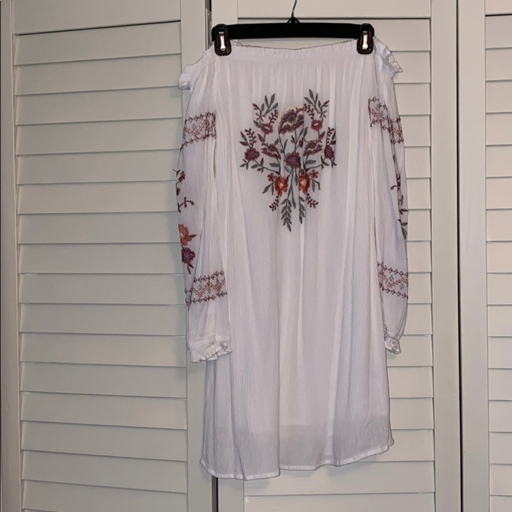 Off the shoulder dress